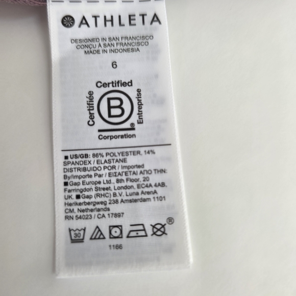 Athleta Brooklyn Heights High Rise Pleated Wide Leg Pants Mauve SZ 6 - Picture 11 of 11